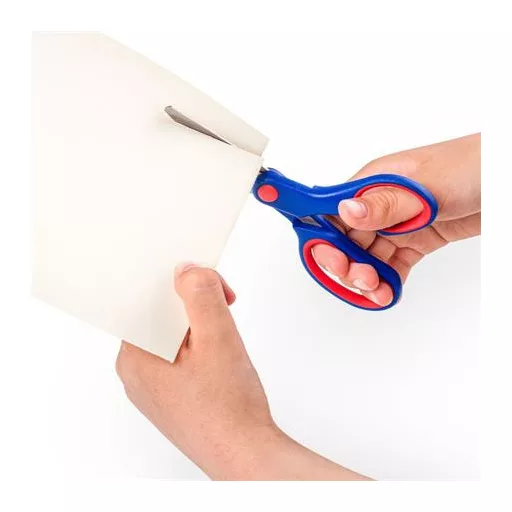 Olló, iskolai, 14 cm, STAEDTLER "Noris 965", kék