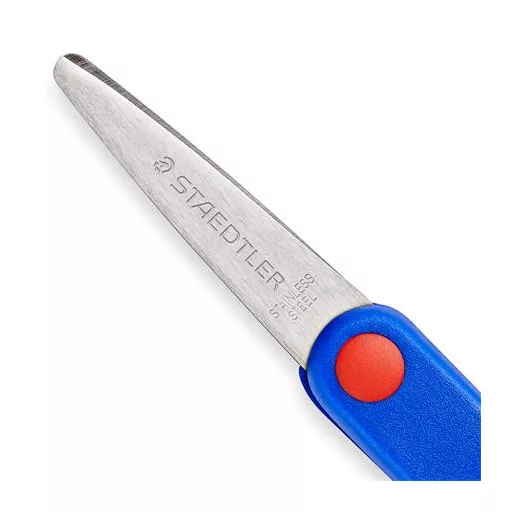 Olló, iskolai, 14 cm, STAEDTLER "Noris 965", kék