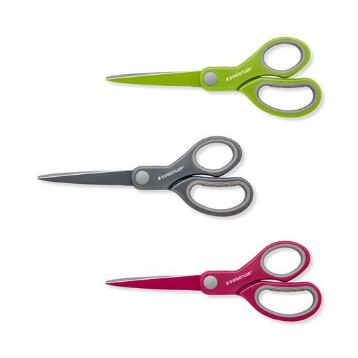 Olló, hobbi, 17 cm,  STAEDTLER "Noris® 965", vegyes színek