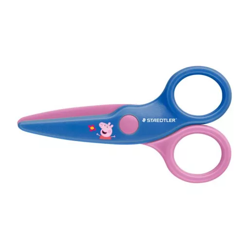 Olló, óvodai, 10 cm, STAEDTLER "Noris® Junior 965", Peppa malac