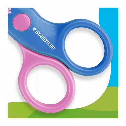 Olló, óvodai, 10 cm, STAEDTLER "Noris® Junior 965", Peppa malac