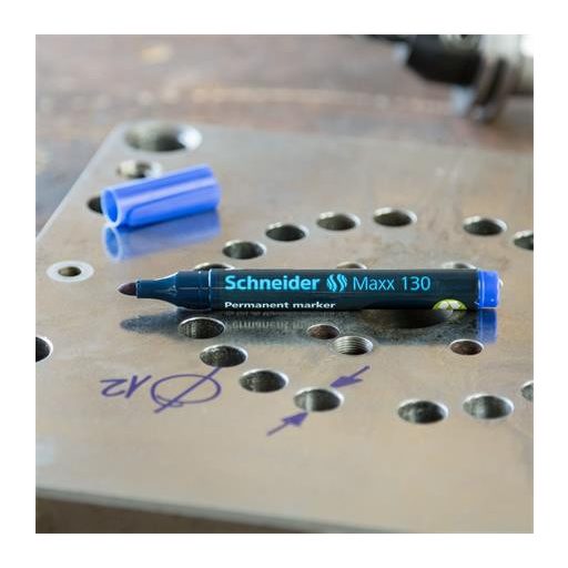 Alkoholos marker, 1-3 mm, kúpos, SCHNEIDER "Maxx 130", narancssárga