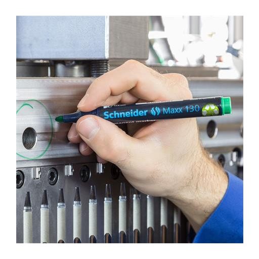 Alkoholos marker, 1-3 mm, kúpos, SCHNEIDER "Maxx 130", sárga