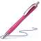 Golyóstoll, 0,7 mm, nyomógombos, SCHNEIDER "Slider Rave XB", magenta