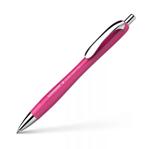 Golyóstoll, 0,7 mm, nyomógombos, SCHNEIDER "Slider Rave XB", magenta