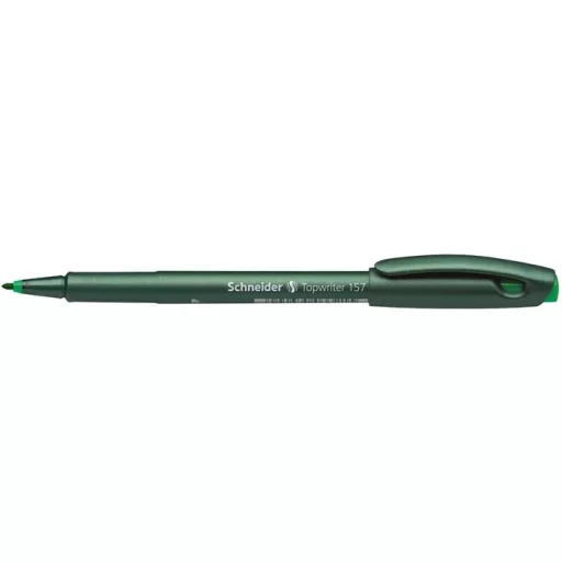 Filctoll, 0,8 mm, SCHNEIDER "Topwriter 157", zöld