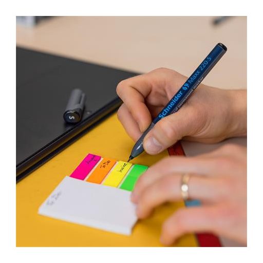 Alkoholos marker, OHP, 0,4 mm, SCHNEIDER "Maxx 220 S", fekete