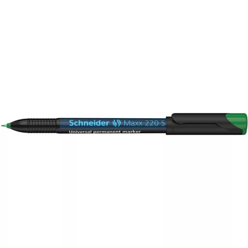 Alkoholos marker, OHP, 0,4 mm, SCHNEIDER "Maxx 220 S", zöld