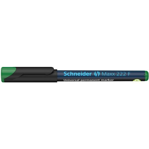 Alkoholos marker, OHP, 0,7 mm, SCHNEIDER "Maxx 222 F", zöld