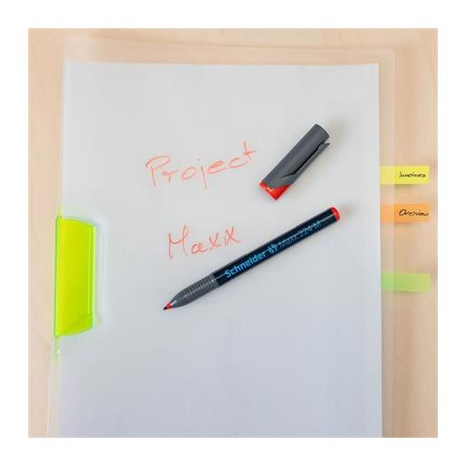 Alkoholos marker, OHP, 1 mm, SCHNEIDER "Maxx 224 M", fekete