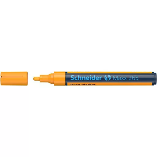 Krétamarker, 2-3 mm, SCHNEIDER "Maxx 265", narancssárga