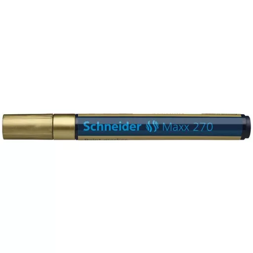 Lakkmarker, 1-3 mm, SCHNEIDER "Maxx 270", arany
