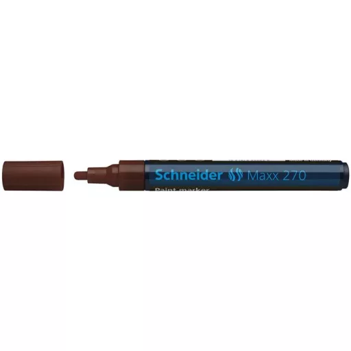 Lakkmarker, 1-3 mm, SCHNEIDER "Maxx 270", barna