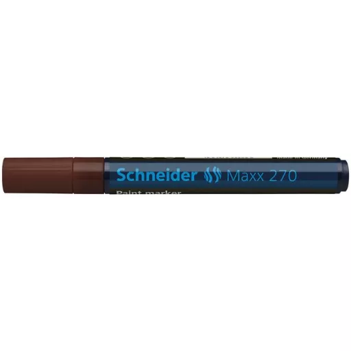 Lakkmarker, 1-3 mm, SCHNEIDER "Maxx 270", barna
