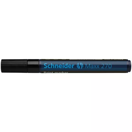Lakkmarker, 1-3 mm, SCHNEIDER "Maxx 270", fekete