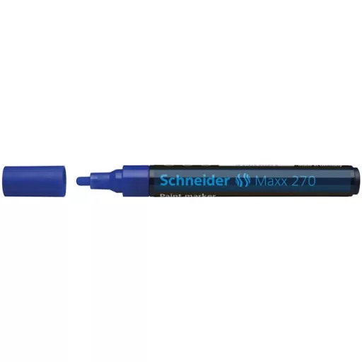 Lakkmarker, 1-3 mm, SCHNEIDER "Maxx 270", kék