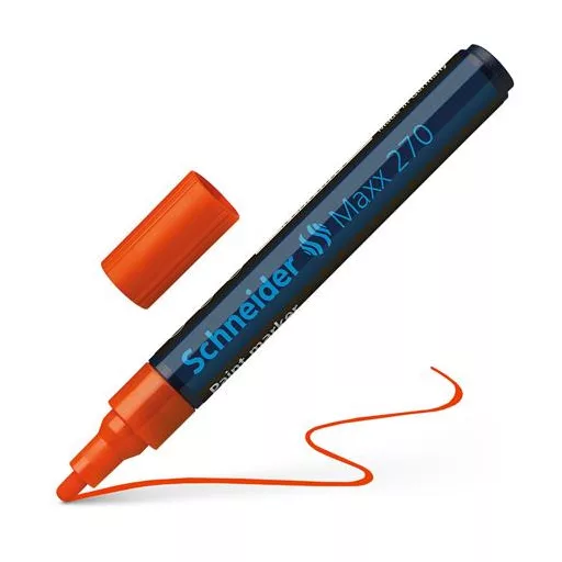 Lakkmarker, 1-3 mm, SCHNEIDER "Maxx 270", narancssárga