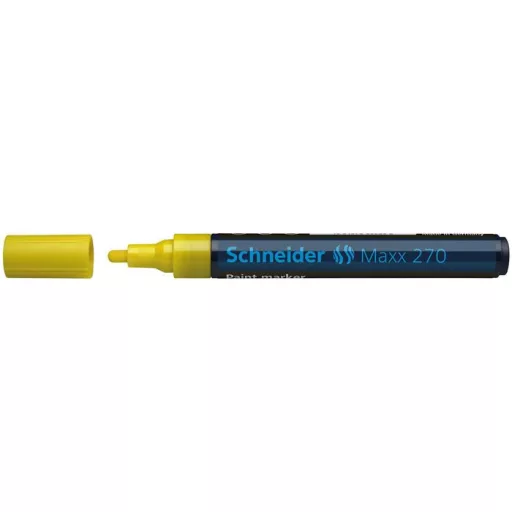 Lakkmarker, 1-3 mm, SCHNEIDER "Maxx 270", sárga