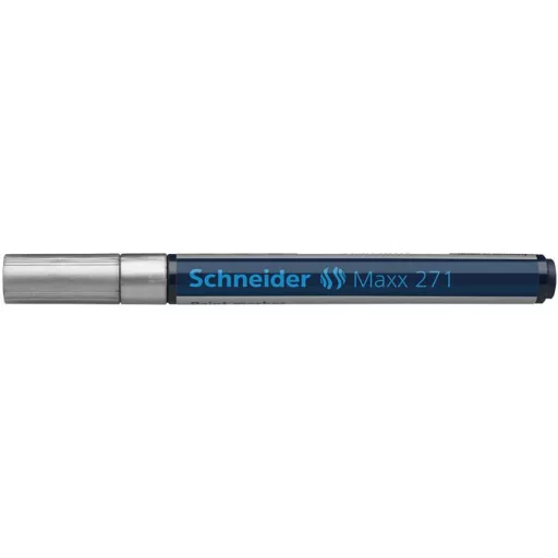 Lakkmarker, 1-2 mm, SCHNEIDER "Maxx 271", ezüst