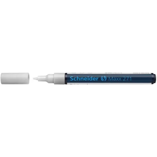 Lakkmarker, 1-2 mm, SCHNEIDER "Maxx 271", fehér