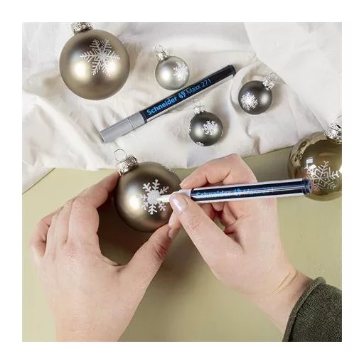 Lakkmarker, 1-2 mm, SCHNEIDER "Maxx 271", fekete