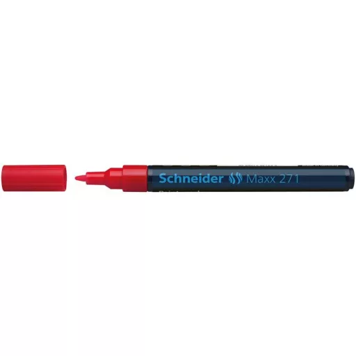 Lakkmarker, 1-2 mm, SCHNEIDER "Maxx 271", piros