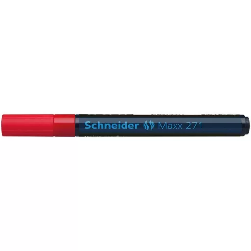 Lakkmarker, 1-2 mm, SCHNEIDER "Maxx 271", piros