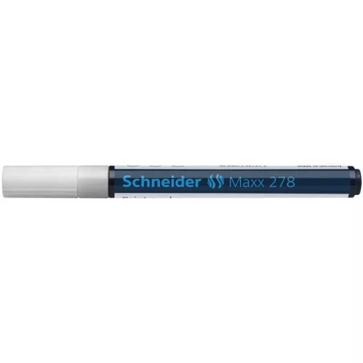 Lakkmarker, 0,8 mm, SCHNEIDER "Maxx 278", fehér
