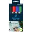 Tábla- és flipchart marker készlet, 2-3 mm, kúpos, SCHNEIDER "Maxx 290", 4 különböző szín