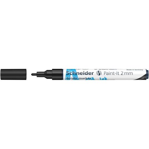 Dekormarker, akril, 2 mm, SCHNEIDER "Paint-It 310", fekete