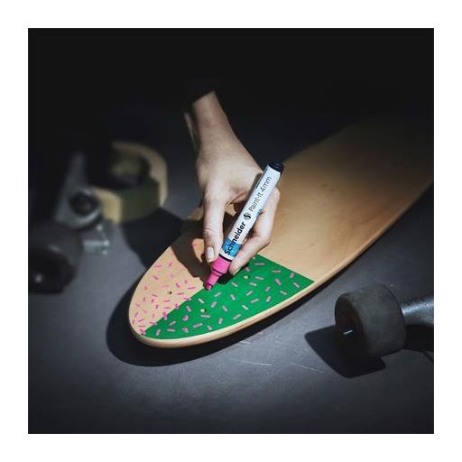 Dekormarker, akril, 4 mm, SCHNEIDER "Paint-It 320", fekete