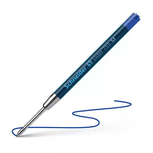 Golyóstollbetét, 0,5 mm, SCHNEIDER "Slider 755", kék