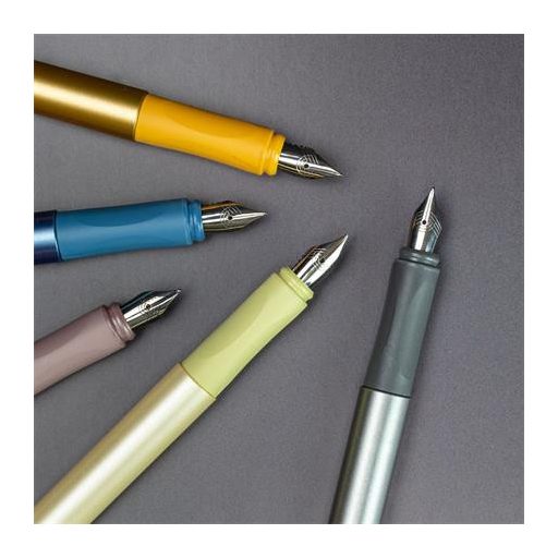 Töltőtoll, M-es, SCHNEIDER "Ceod Shiny", acélkék