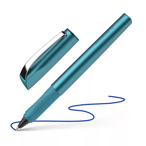 Rollertoll, patronos, 0,5 mm, SCHNEIDER "Ceod Shiny", kékeszöld
