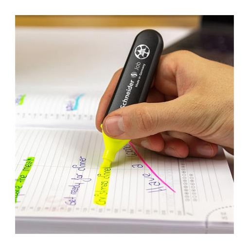 Szövegkiemelő, 1-5 mm, SCHNEIDER "Job 150", piros