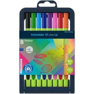   Tűfilc készlet, 0,4 mm, SCHNEIDER "Line-Up", 8 különböző szín