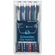   Rollertoll készlet, 0,3 mm, SCHNEIDER "One Hybrid C", 4 szín