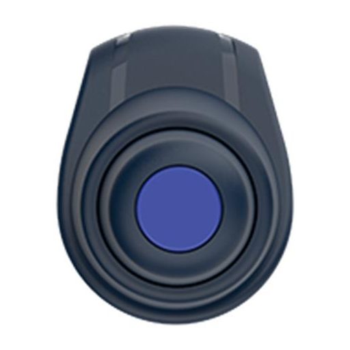 Golyóstoll, 0,5 mm, nyomógombos, sötétkék színű tolltest, SCHNEIDER "Reco", kék