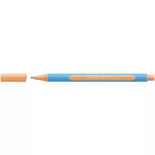 Golyóstoll, 0,7 mm, kupakos, SCHNEIDER "Slider Edge XB Pastel", barack