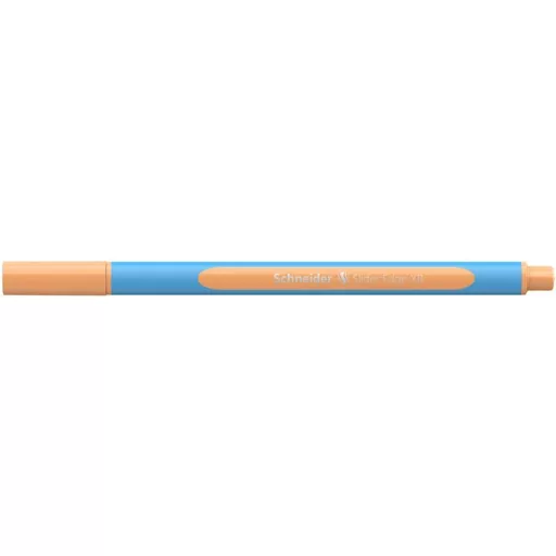Golyóstoll, 0,7 mm, kupakos, SCHNEIDER "Slider Edge XB Pastel", barack