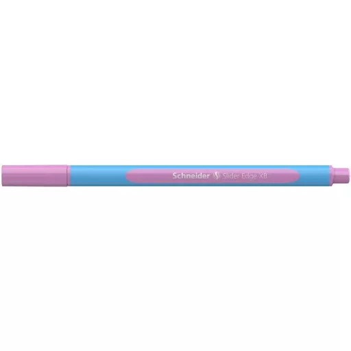 Golyóstoll, 0,7 mm, kupakos, SCHNEIDER "Slider Edge XB Pastel", lila