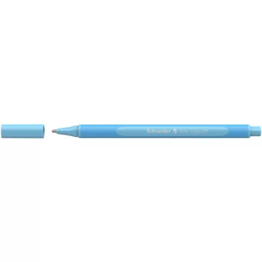 Golyóstoll, 0,7 mm, kupakos, SCHNEIDER "Slider Edge XB Pastel", babakék