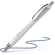   Golyóstoll, 0,7 mm, nyomógombos, SCHNEIDER "Slider Rave XB", ezüst szürke