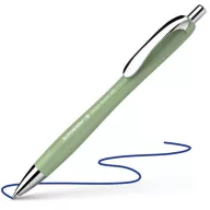   Golyóstoll, 0,7 mm, nyomógombos, SCHNEIDER "Slider Rave XB", organikus zöld