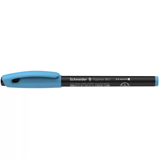 Tűfilc, 0,4 mm, SCHNEIDER "Topliner 967", türkiz