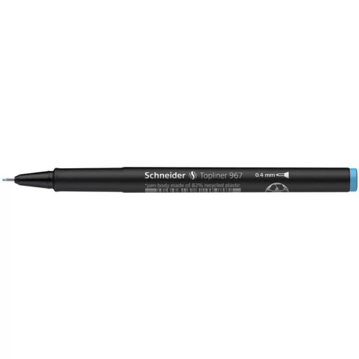 Tűfilc, 0,4 mm, SCHNEIDER "Topliner 967", türkiz