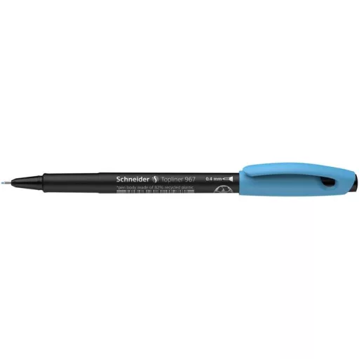 Tűfilc, 0,4 mm, SCHNEIDER "Topliner 967", türkiz