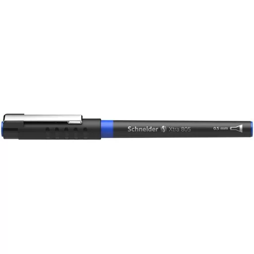 Rollertoll, 0,5 mm, tűhegyű, SCHNEIDER "XTRA 805", kék