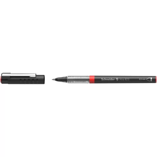 Rollertoll, 0,5 mm, tűhegyű, SCHNEIDER "XTRA 805", piros