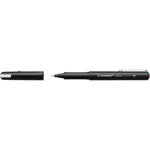 Tűfilc, 0,4 mm, STABILO "dr!ver", piros
